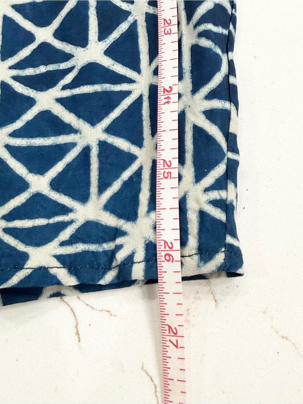 Rip Curl Blue & White Smocked Wide Leg Jumpsuit Coastal - Picture 7 of 9